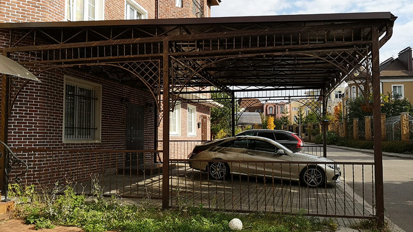 Автомобильные навесы из поликарбоната